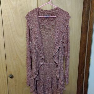 Red and Gold Cardigan by Covington. Size 3x